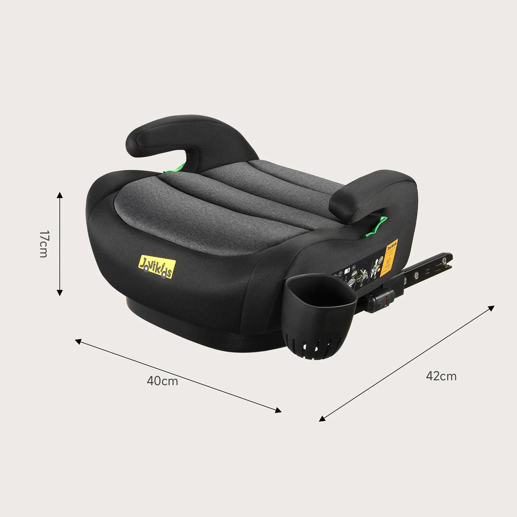 Siège rehausseur portable Jovikids OHHO+ pour enfants de 125 à 150 cm avec porte-gobelet, siège auto