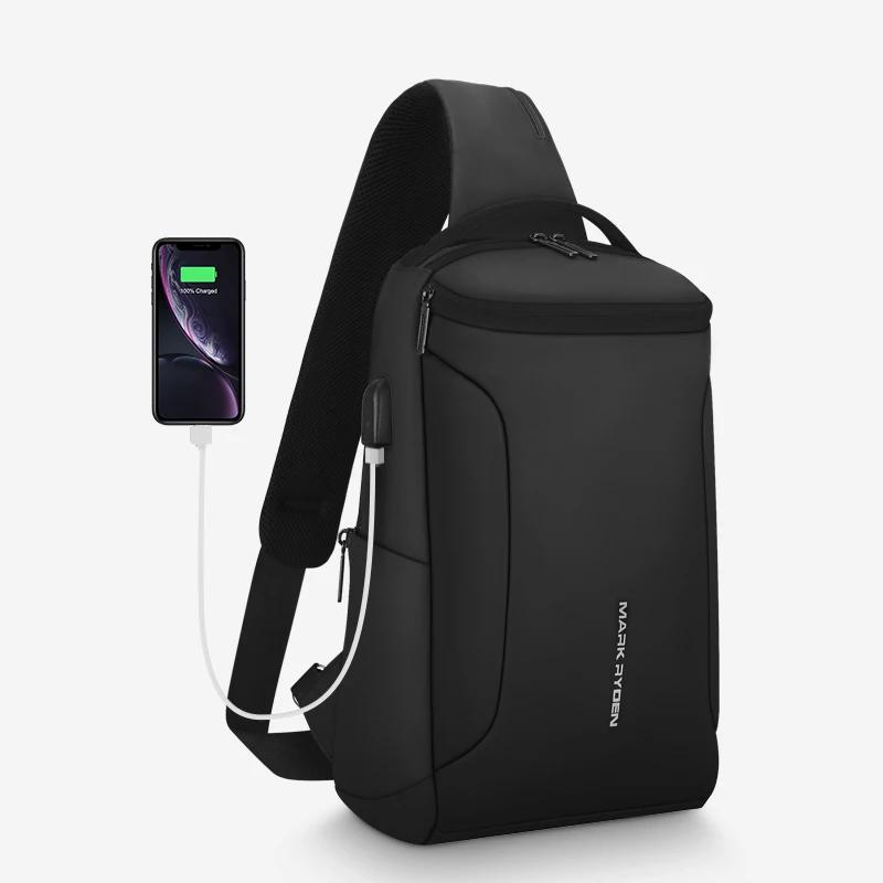 MARK RYDEN Sac à bandoulière grande capacité pour homme Sac à bandoulière de voyage adapté au coussi