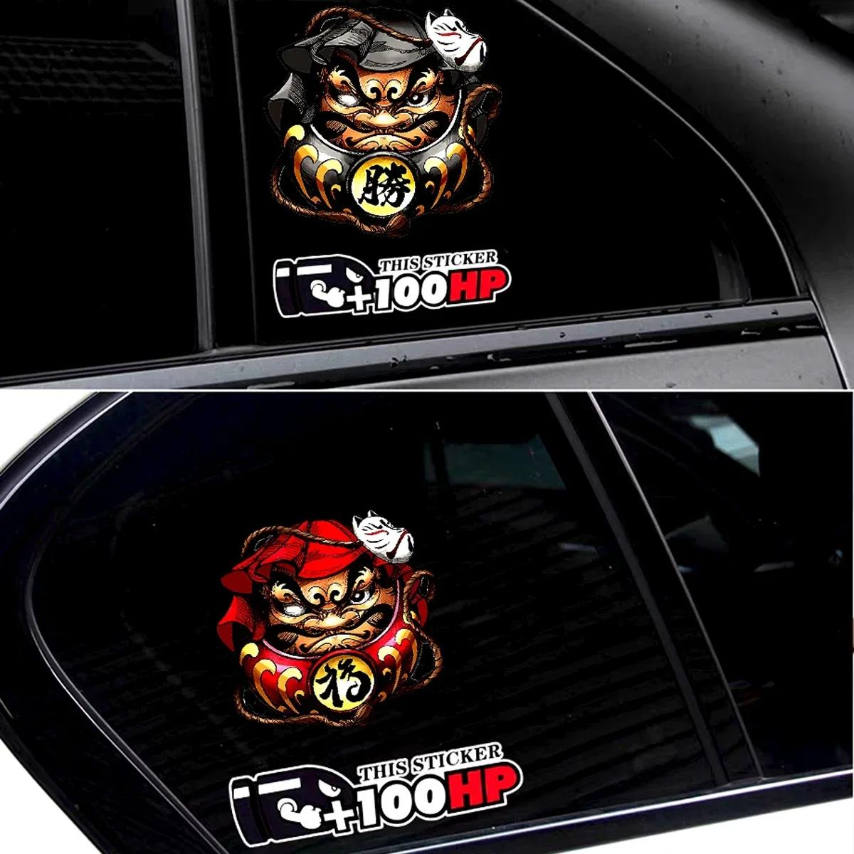 Dharma voiture japon téléphone Locomotive moto casque corps fenêtre pare-brise Skateboard ordinateur