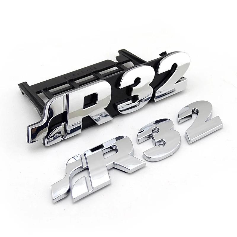 Emblème de grille brillante pour VW Golf R32, Golf 4, Golf 5, Boot Logo, Mm, 1999-2008