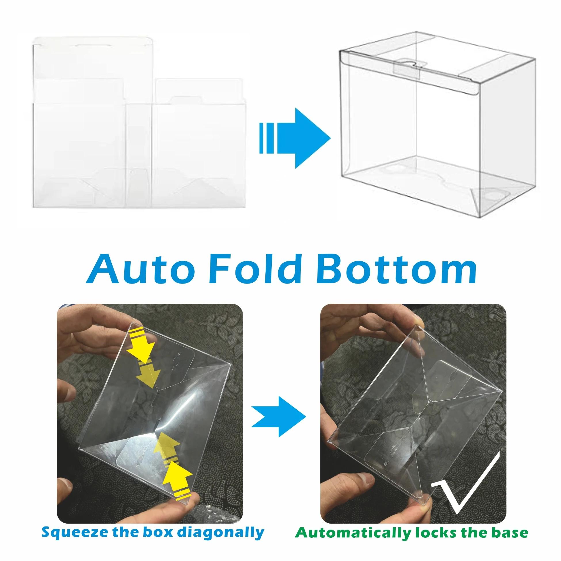5/10 pièces PET Elite formateur boîte protecteurs vitrine transparente-boîtier ETB d'épaisseur 0.45m