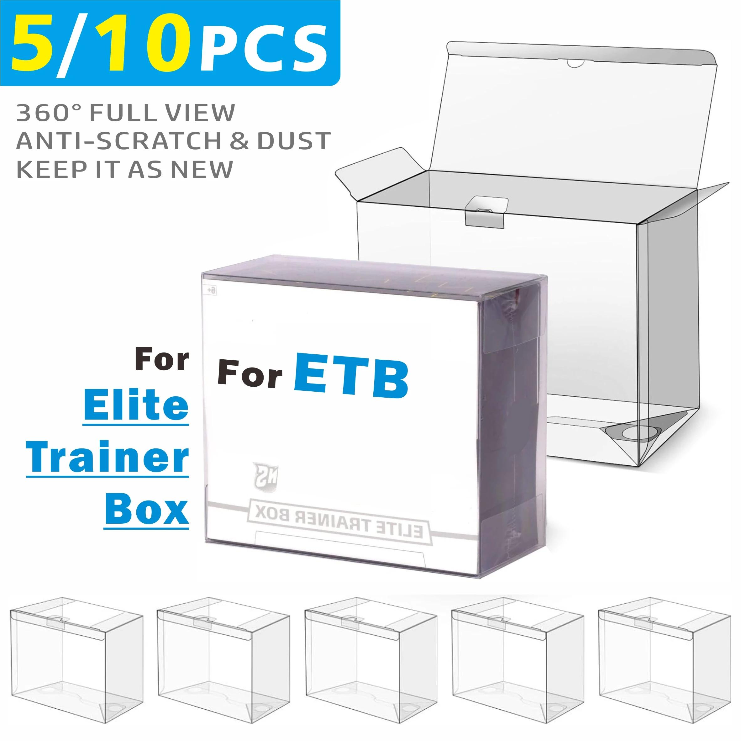 5/10 pièces PET Elite formateur boîte protecteurs vitrine transparente-boîtier ETB d'épaisseur 0.45m