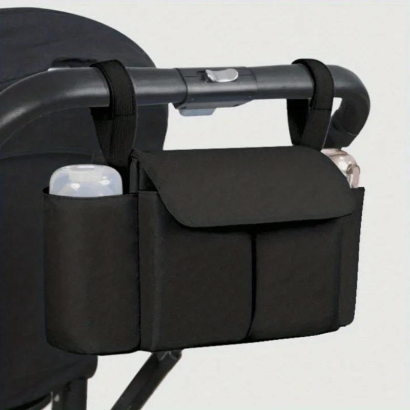 Sac de rangement pour poussette de grande capacité, sac à bandoulière Convertible, sacs à couches po