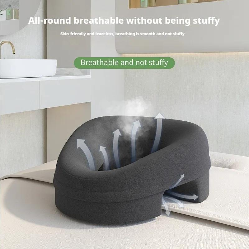 Coussin d'oreiller de Massage pour le visage et la poitrine, dédié au sein, détachable et lavable