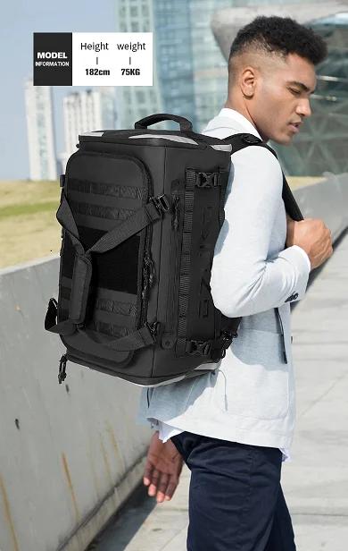 Ozuko valise organisateur hommes sport Fitness séparation sèche et humide sac de voyage court voyage