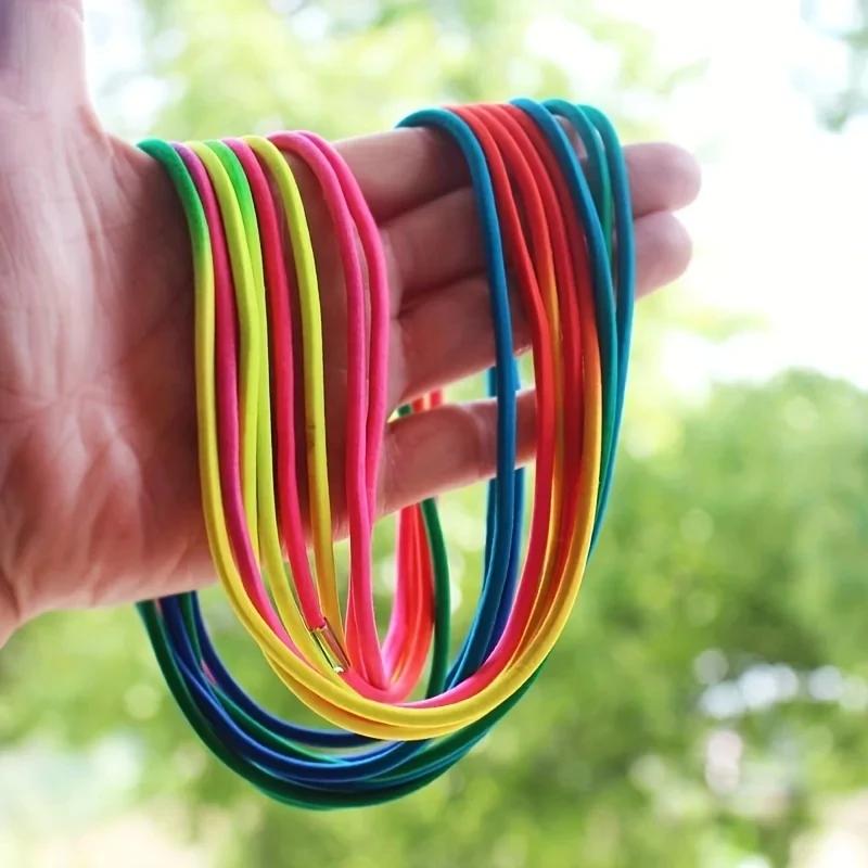 Corde à sauter Super élastique 5-10M, entraînement d'endurance, jouets d'exercice amusants, intérieu