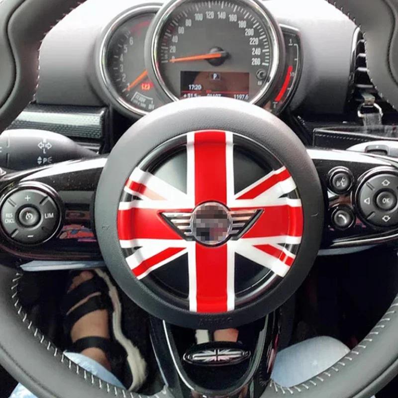 Couverture autocollante décorative pour Center de volant de voiture, pour MINI ONE Cooper S JCW F54 