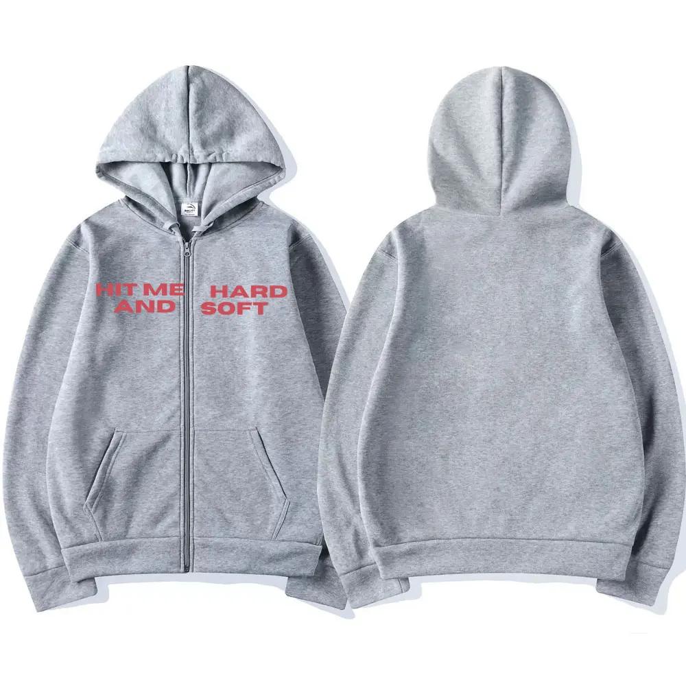 Hit Me dur et doux 2025 Tour sweat à capuche avec fermeture éclair Fans cadeau hommes femmes vêtemen