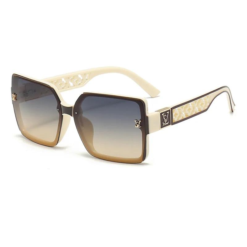 Nouvelles Lunettes de Soleil Glamour 2026 pour Femmes et Hommes – Design Oversize Tendance, Verres C