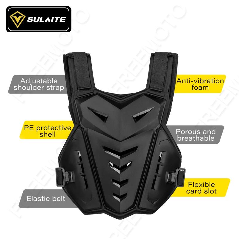 SULAITE Motocross armure corporelle veste de Moto Motocross Moto gilet dos poitrine protecteur tout-