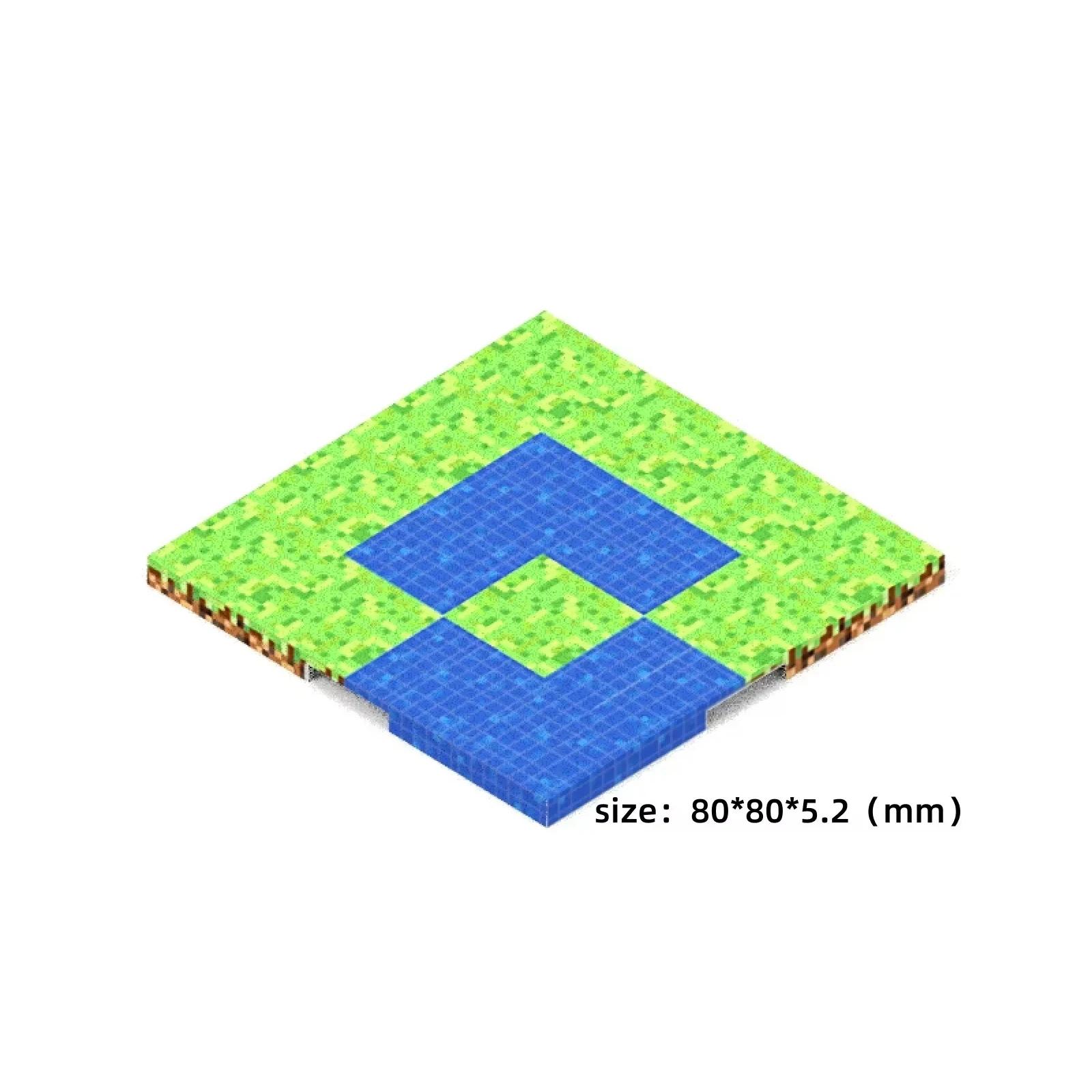 Plaque de base magnétique bloc de construction bloc magnétique variété match garçons et filles enfan