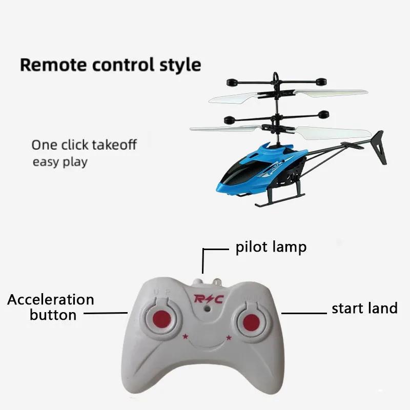 Mini drone RC rechargeable, télécommandé, sûr, résistant aux chutes, hélicoptères RC, jouets pour en