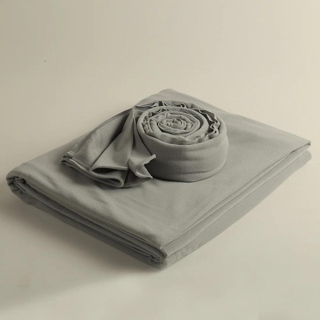 Ensemble de couverture et d'enveloppement tricotés doux et extensibles, accessoires de photographie 