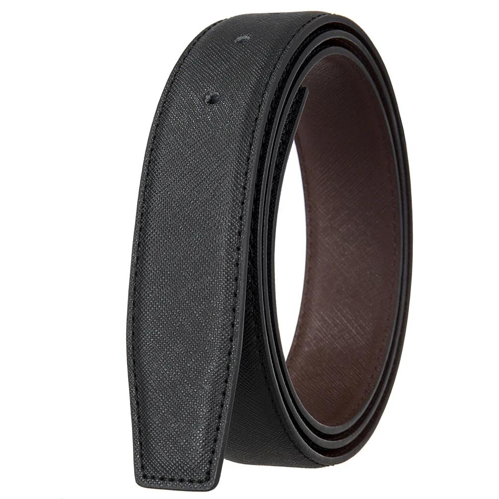 Cuir de vachette 3.4CM de large ceinture en cuir pour hommes ceinture de taille ceinture sans boucle