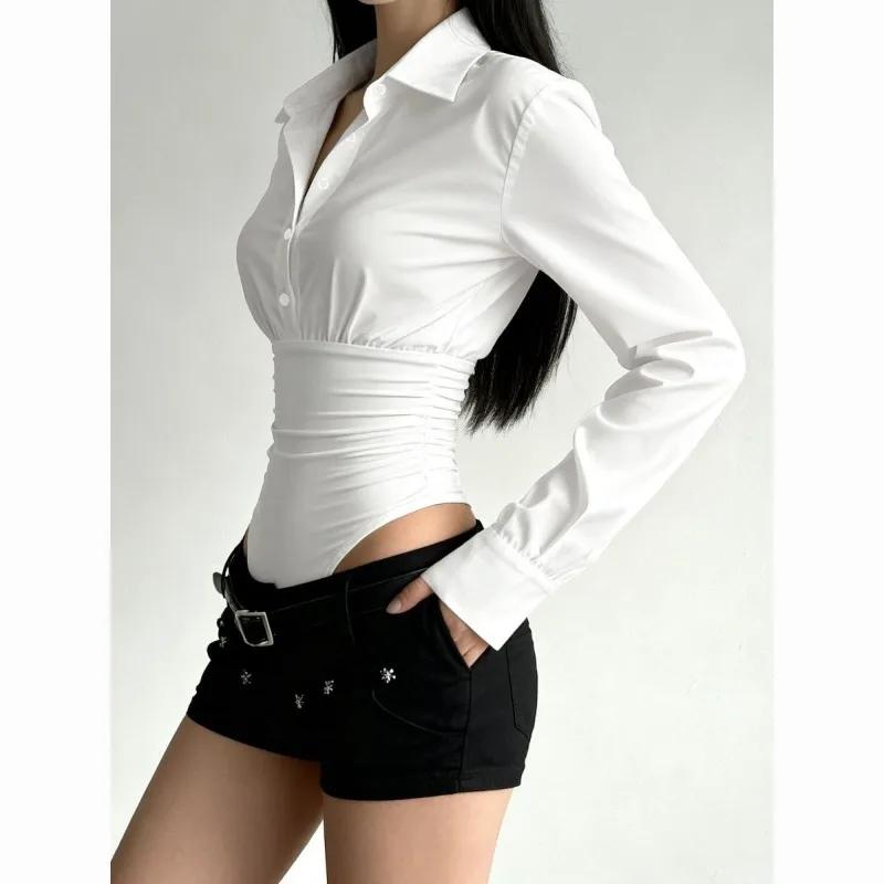 Mode d'été nouveau Design Sense haut de gamme épicé fille haut tridimensionnel Simple coupe ajustée 