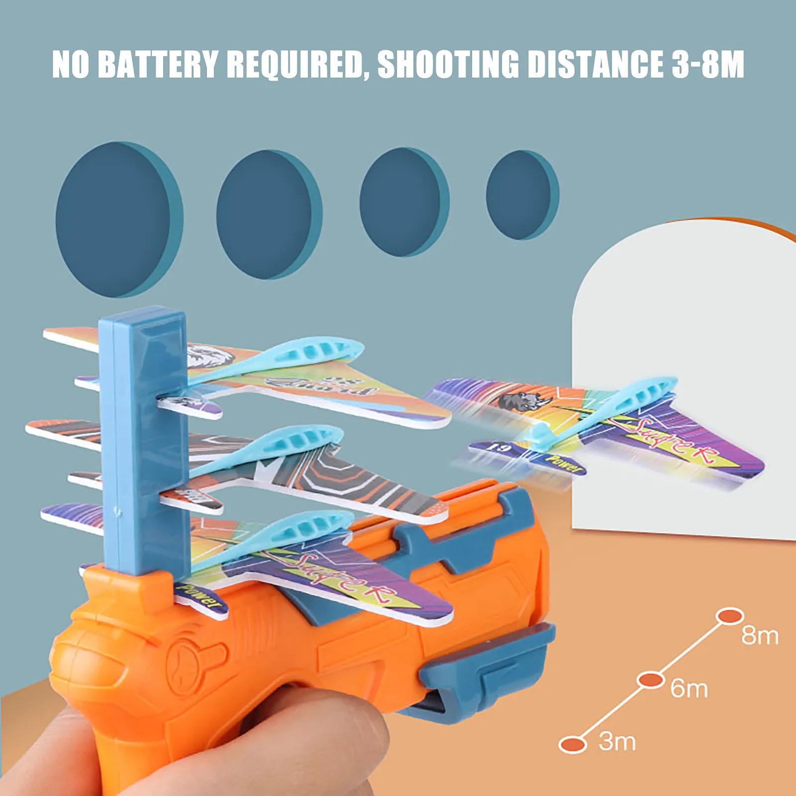 Catapulte à bulles lanceur d'avion avec 6 petits avions, jouets d'avion amusants pour enfants, catap