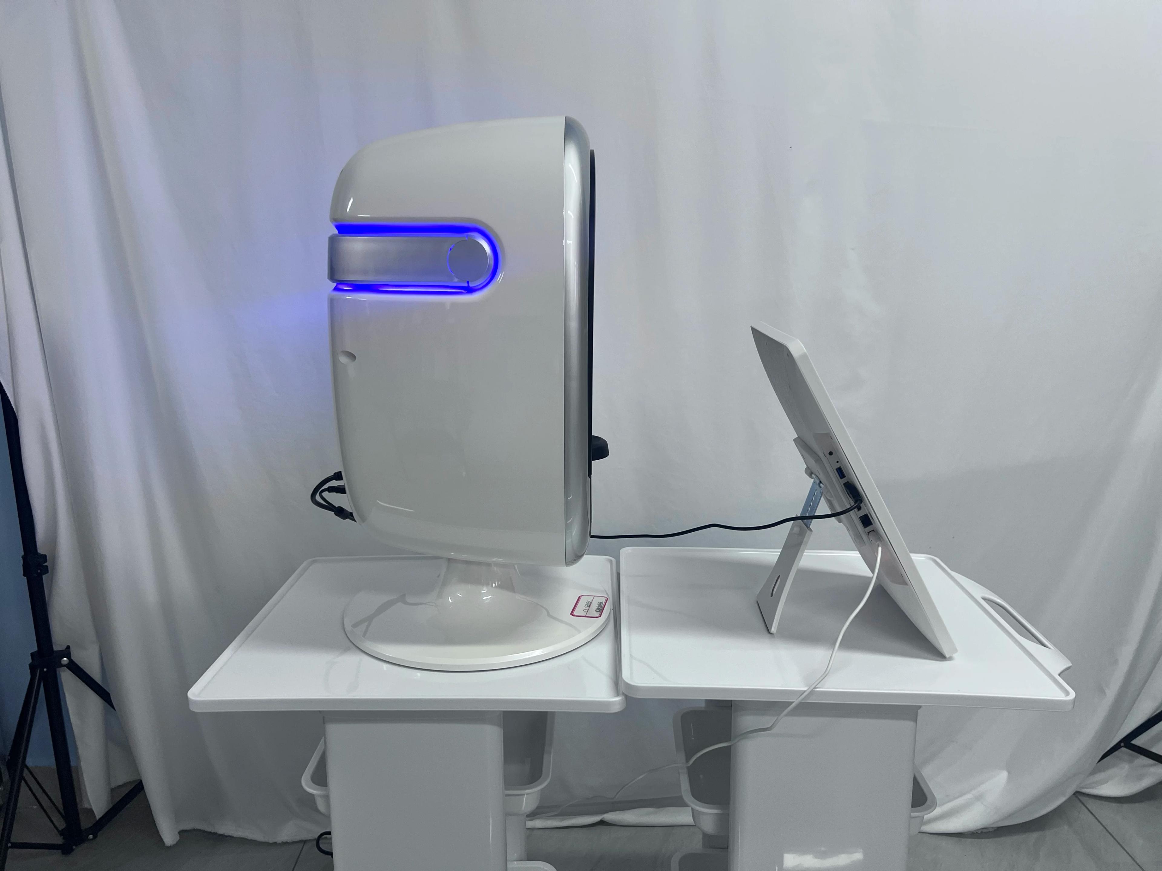 Analyseur de peau AI avec caméra HD 30MP et imagerie spectrale 9 bandes, pour usage clinique, avec r