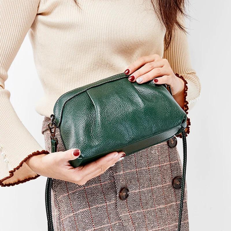 Zency – sac d'été pour femmes, 100% cuir véritable, petits sacs Hobos de haute qualité, sac à bandou