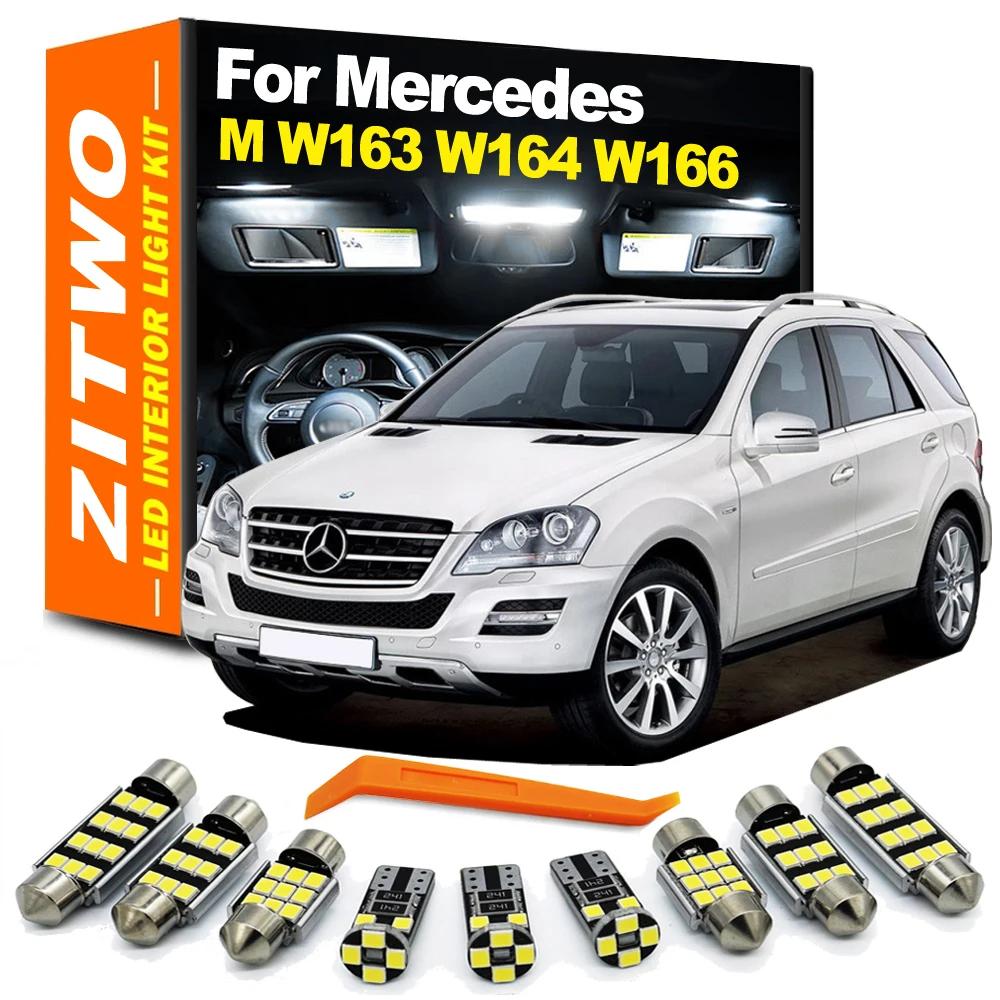 ZITWO – Kit complet d'ampoule LED pour intérieur de voiture, Canbus, pour Mercedes Benz MB M ML clas