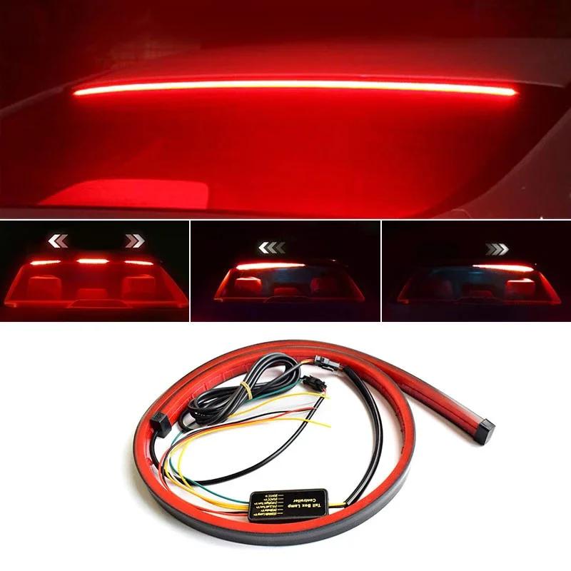 Troisième feu Stop arrière de voiture 100cm, bande LED, feux d'avertissement multi-mode, feux décora