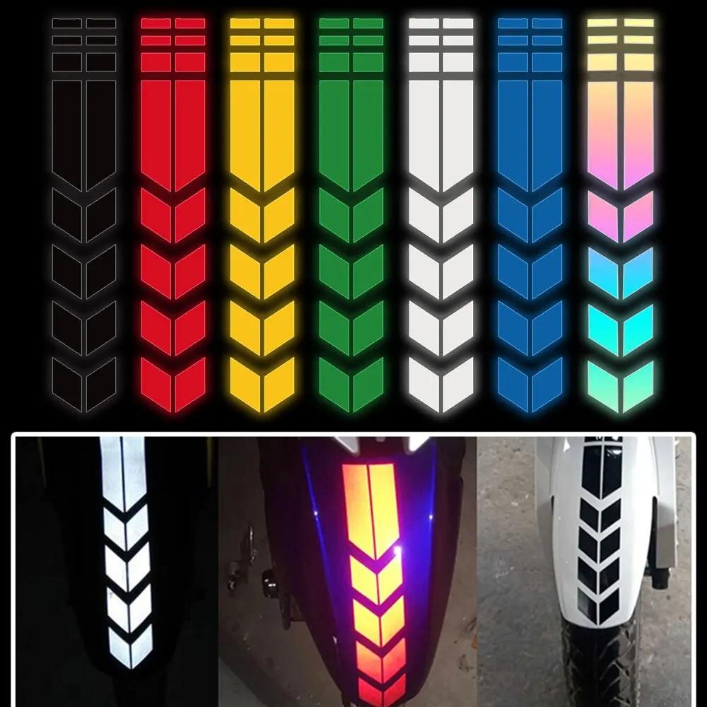 Autocollant universel étanche pour moto avec flèches, pâte flash, degré d'huile, autocollant de coul