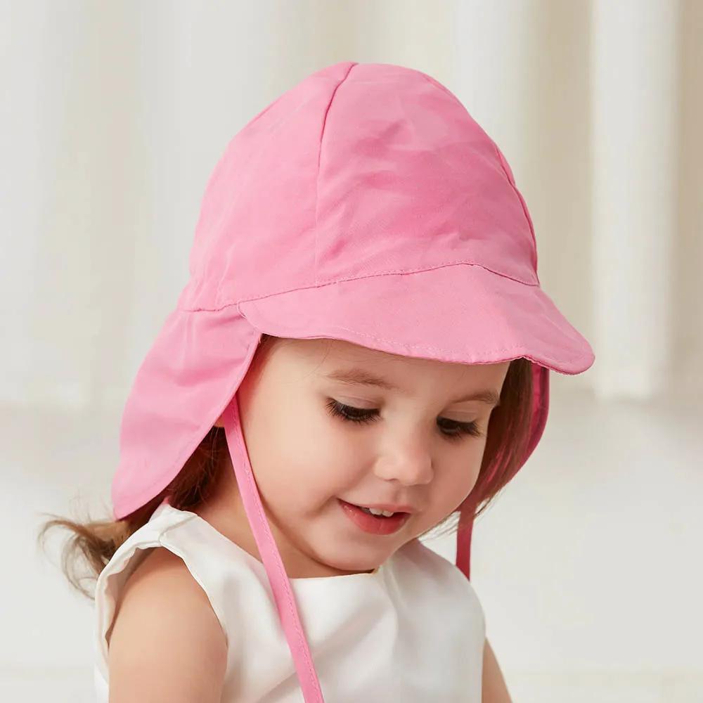 Chapeau de soleil pour bébé, casquette d'été réglable pour garçons, voyage plage S/L, chapeau pour b