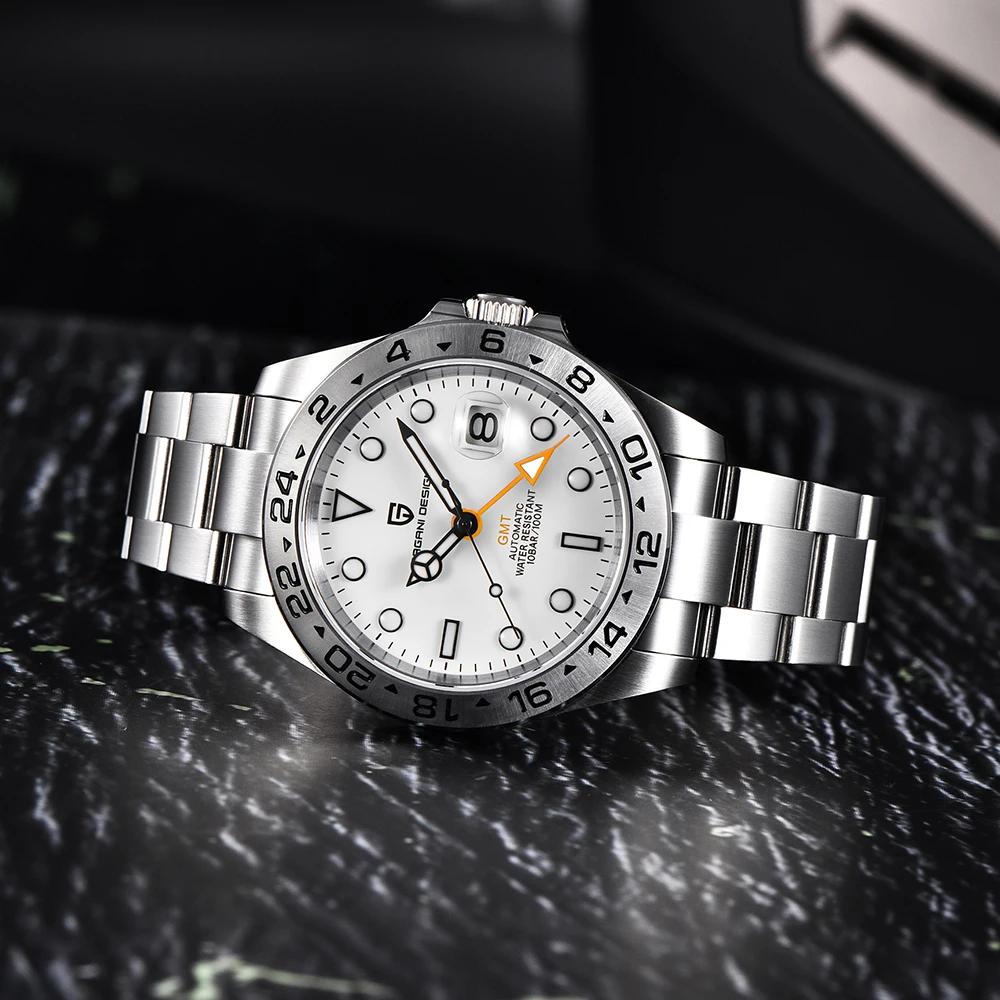 Pagani Design 2026 Nouvelle Montre de Plongée Homme 42 mm Saphir Mécanique Automatique GMT Étanche 1