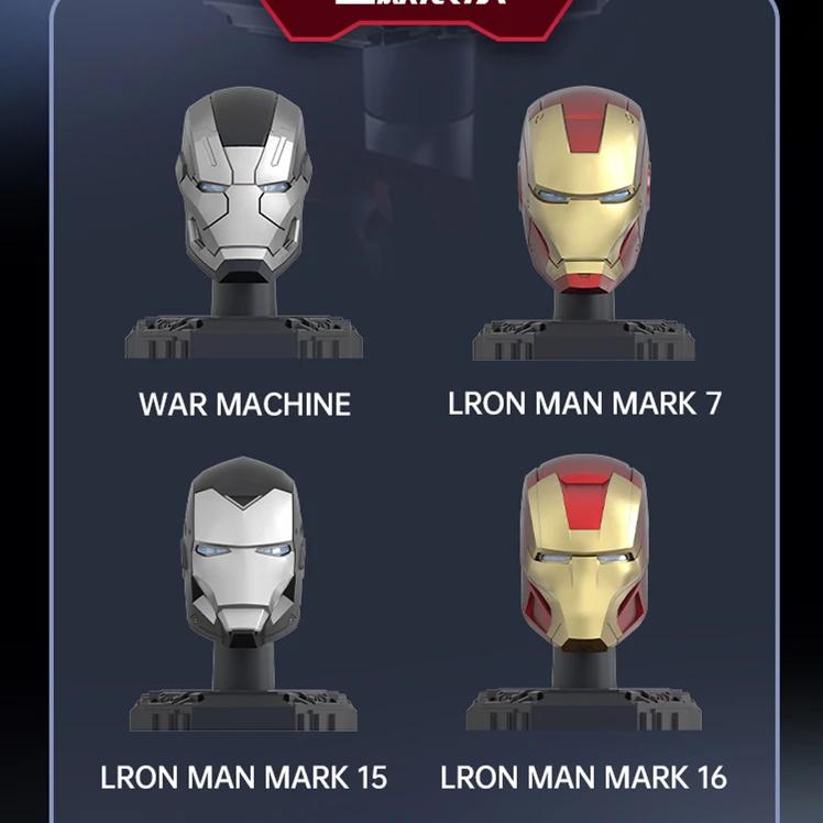 Masque de casque Iron Man Original, 9 Styles, Machine de guerre MK16 MK42 MK85 Tony Stark, jouets DI