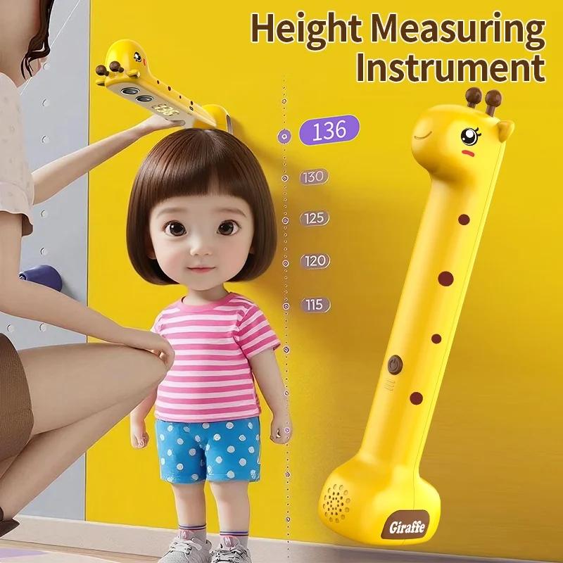 Mètre de mesure de la taille pour enfants à usage domestique avec mesure électronique par ultrasons,