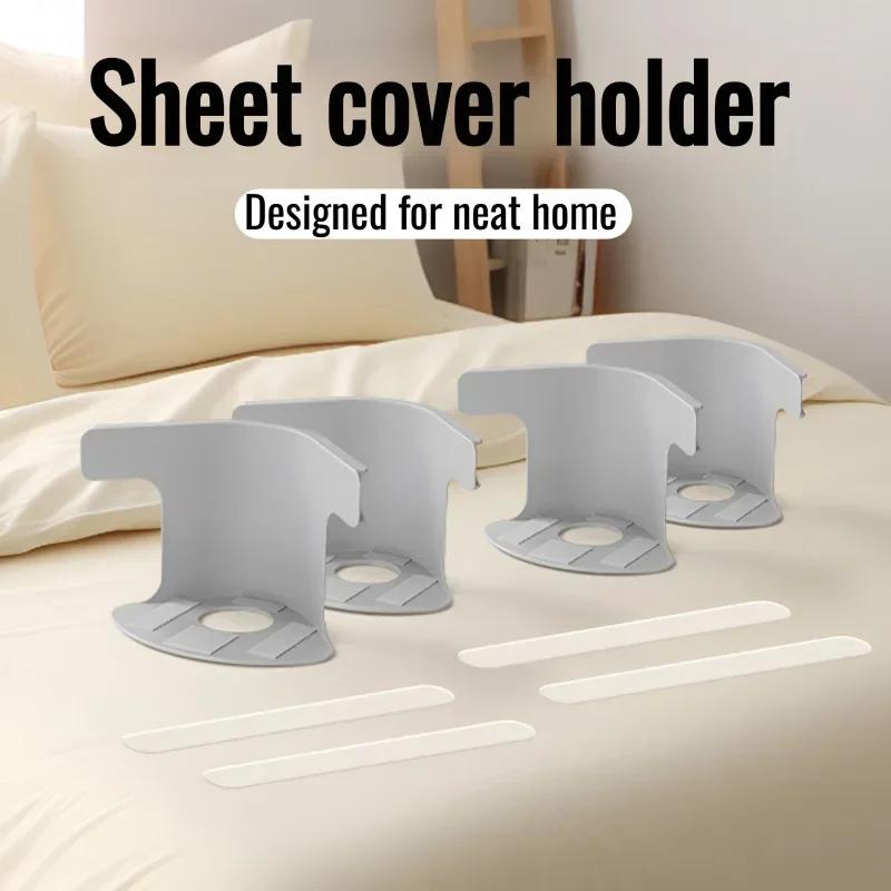 Drap de lit Invisible de sécurité sans broches, Anti-démarrage, arme fixe, fixateur de couverture de