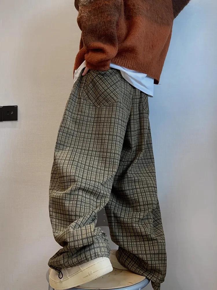 Mauroicardi printemps automne Cool surdimensionné Long fluide Baggy pantalon à jambes larges pour ho
