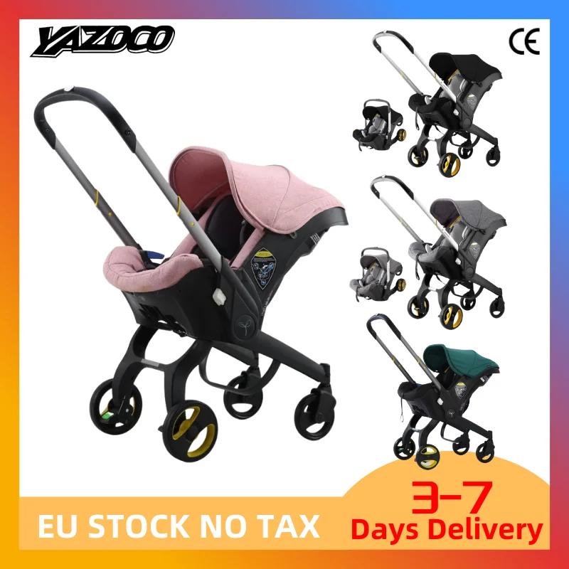 Poussette bébé, poussette bébé 4-en-1, poussette bébé 3-en-1, siège auto, poussette bébé légère