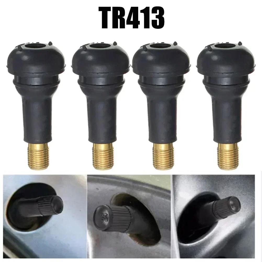 Tige de Valve en caoutchouc, tube de Valve en caoutchouc universel, buse Tubeless avec noyau de Valv