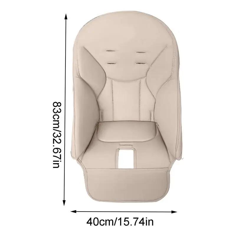 Coussin de siège pour Peg perego Siesta Zero 3, housse de chaise de salle à manger en cuir PU, houss
