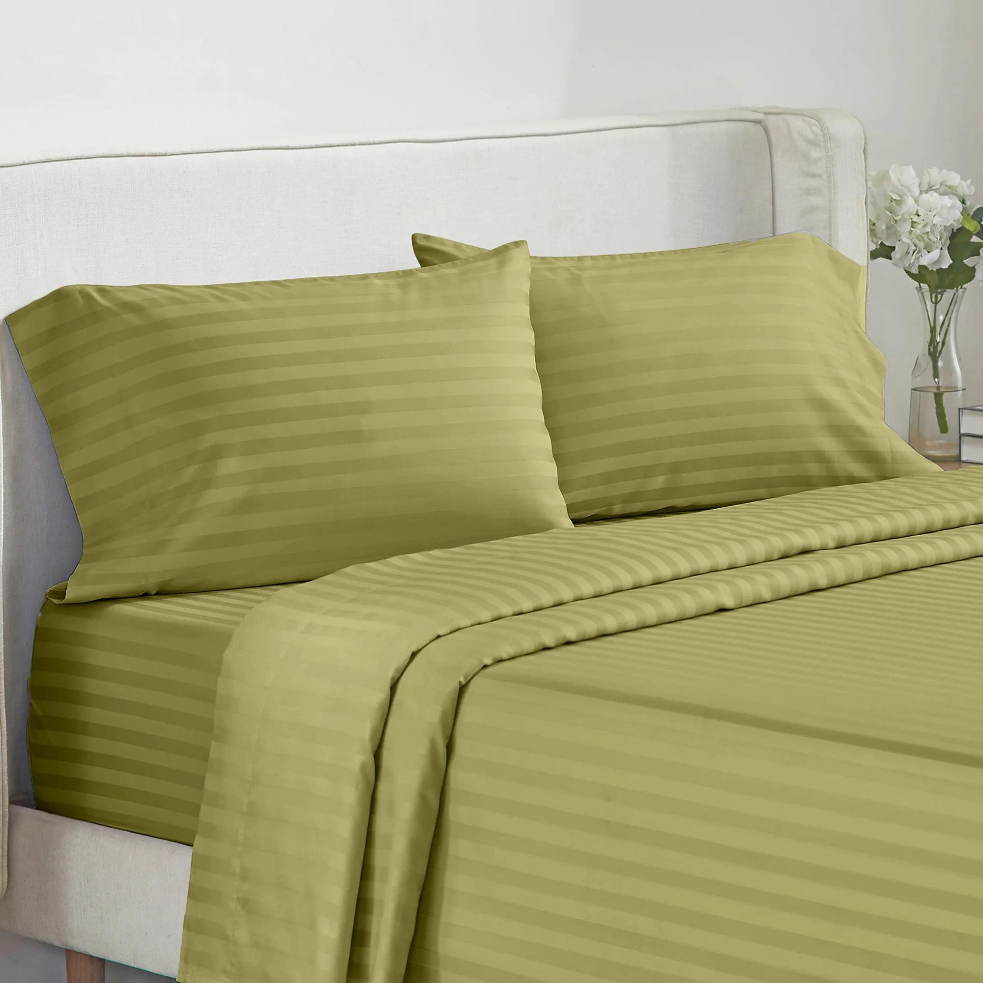 Battilo – ensemble de draps de lit de luxe, drap plat avec taies d'oreiller, ensemble de literie à r