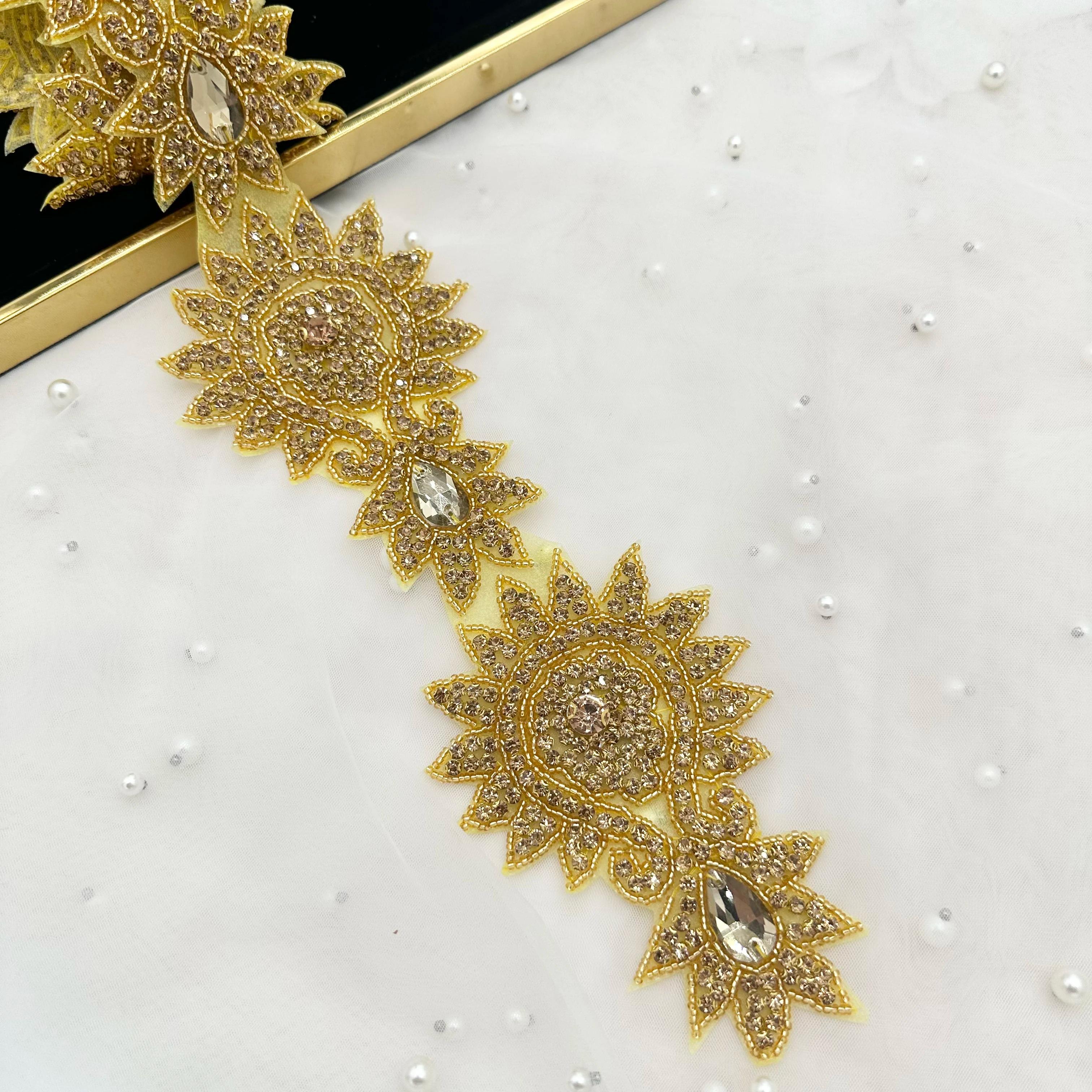 Perles en verre cristal artificiel SilverAB, accessoires de vêtements DIY avec film thermocollant à 