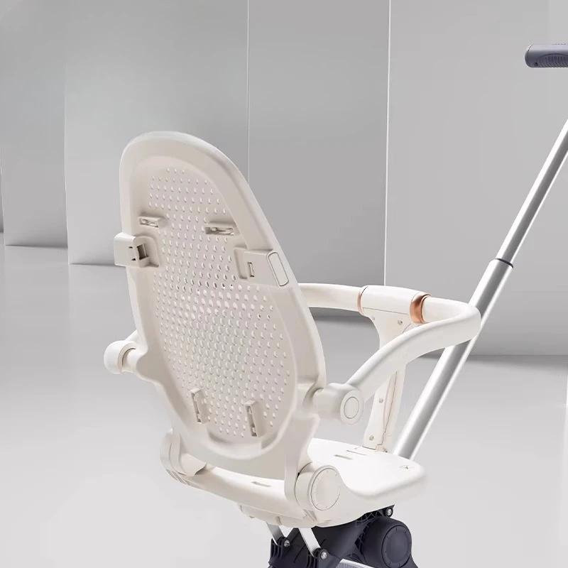 ‌ Poussette réversible ultralégère de 2,9 kg : 360 °   Pneus anti-roulis et anti-crevaison, protecti