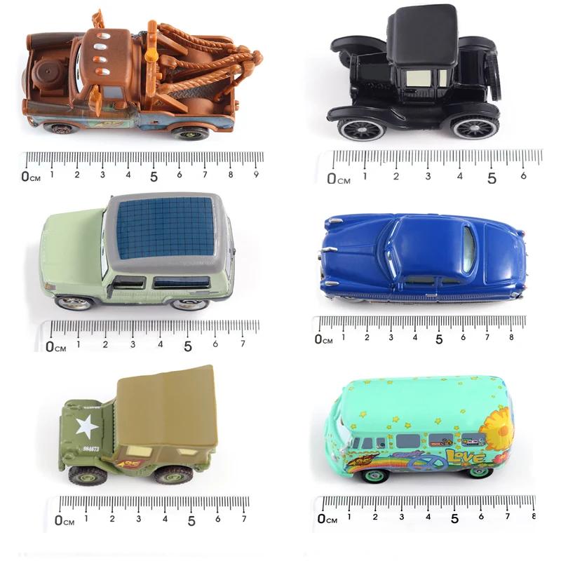 Disney Pixar Cars Voiture 2 3 mini Mater Shérif Lizzie Guido Luigi Lightning McQueen Alliage Métal M
