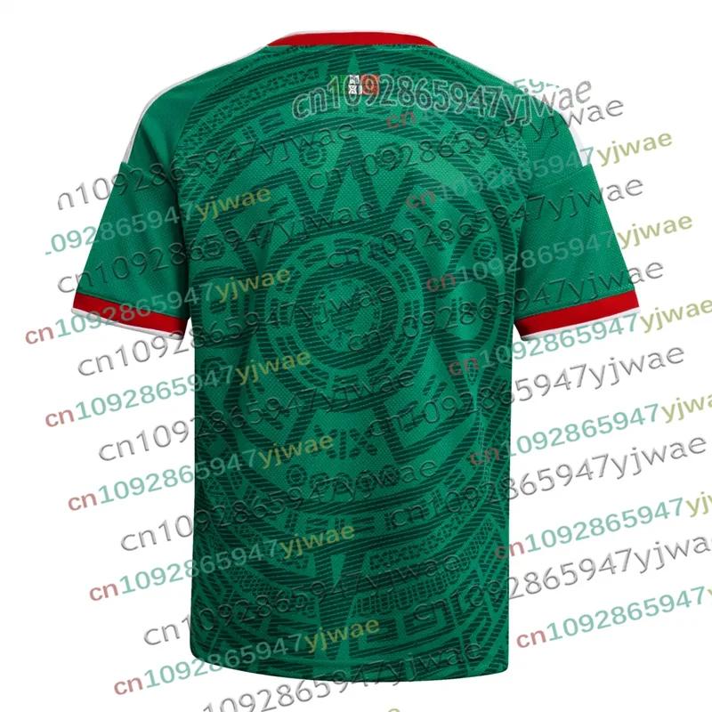 Nouveau Maillot de Foot 2026 de l'Équipe Nationale du Mexique Y2K Oversize à Séchage Rapide, T-shirt
