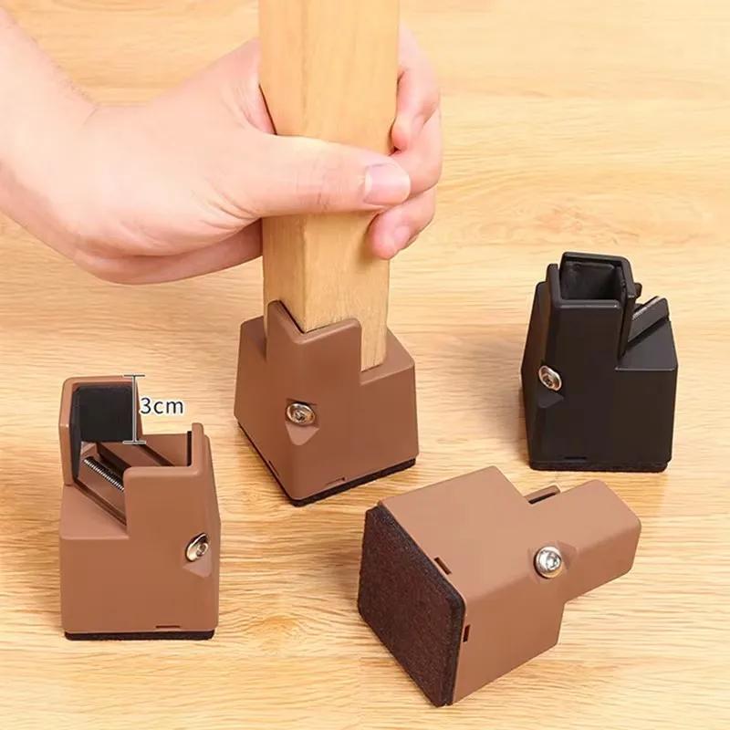Rehausseurs de pieds de meubles robustes, réglables, pour meubles, canapé, Table, chaise, pince à vi