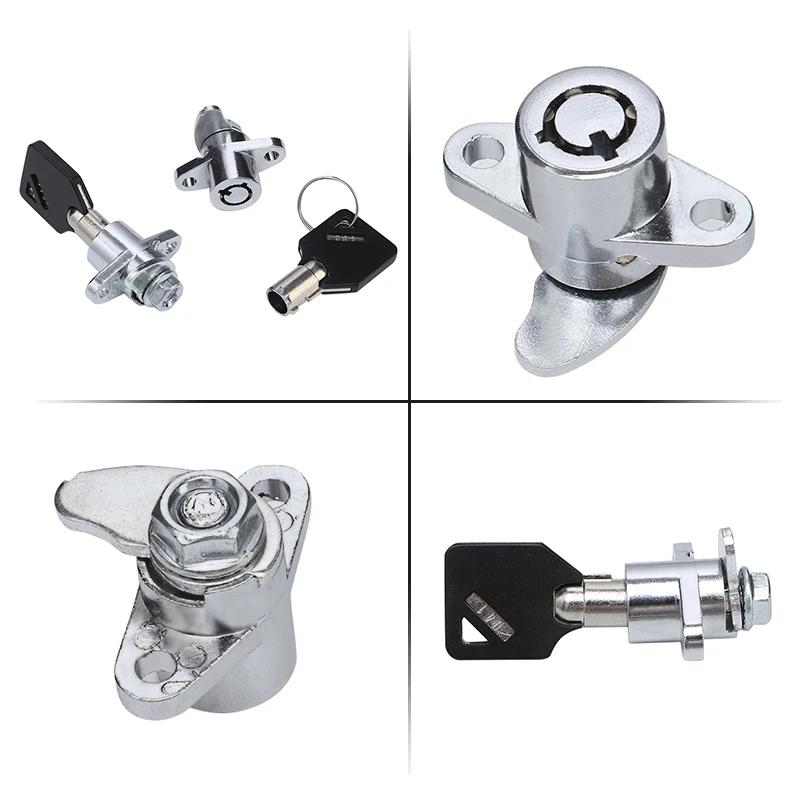 Jeu de serrures de sacoche rigide à 4 clés, pièces de moto pour Harley Touring Road Glide Road King