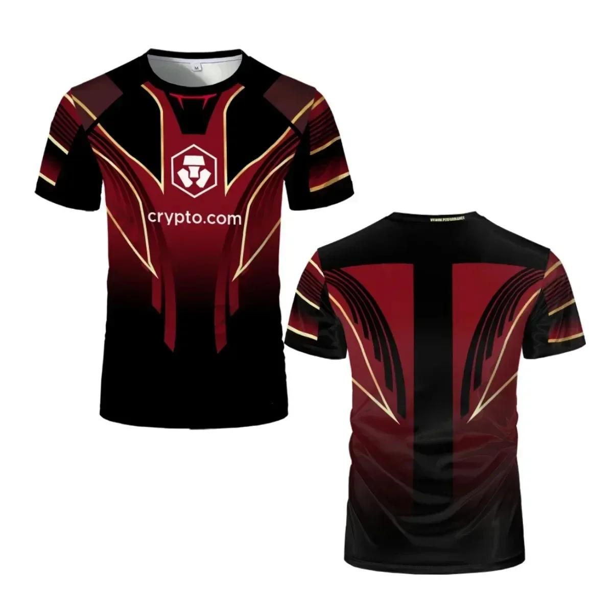 T-Shirt de Sport à séchage rapide et respirant pour hommes et femmes, impression 3D, Fitness en plei
