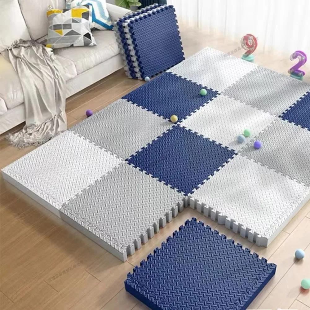 Tapis de jeu pour bébé 8 pièces 60x60cm, épaisseur 2,5cm, tapis de protection de sol en mousse emboî