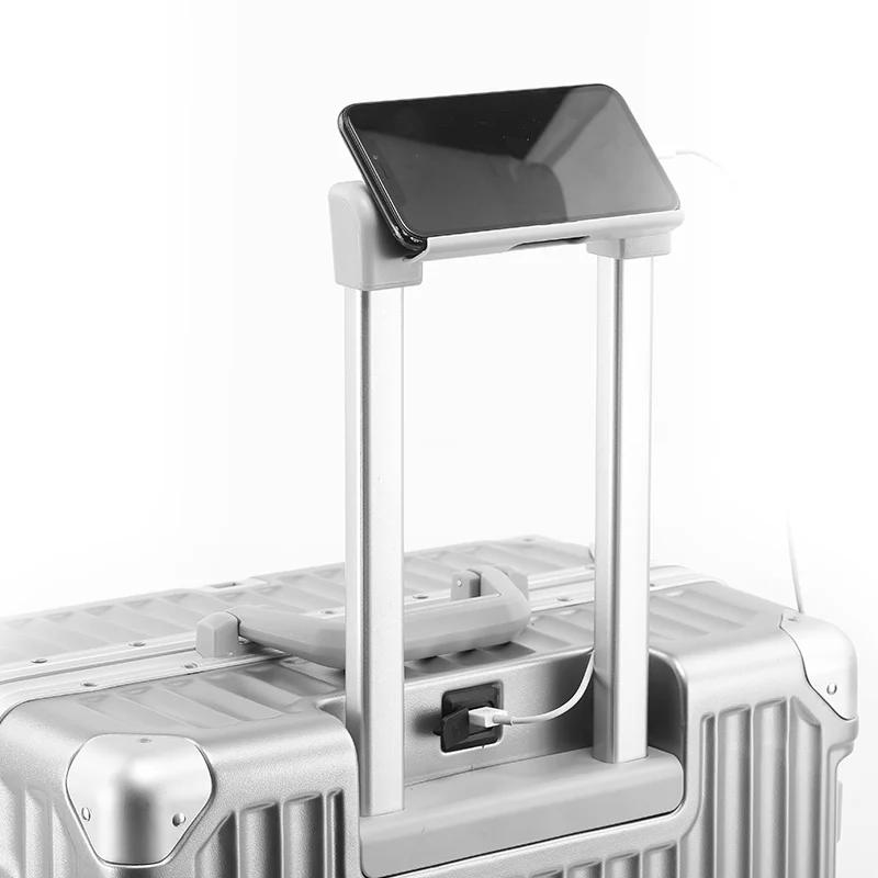 SUSHIMU-Valise de voyage pour hommes et femmes, bagage à main, cadre en aluminium PC, valise à roule