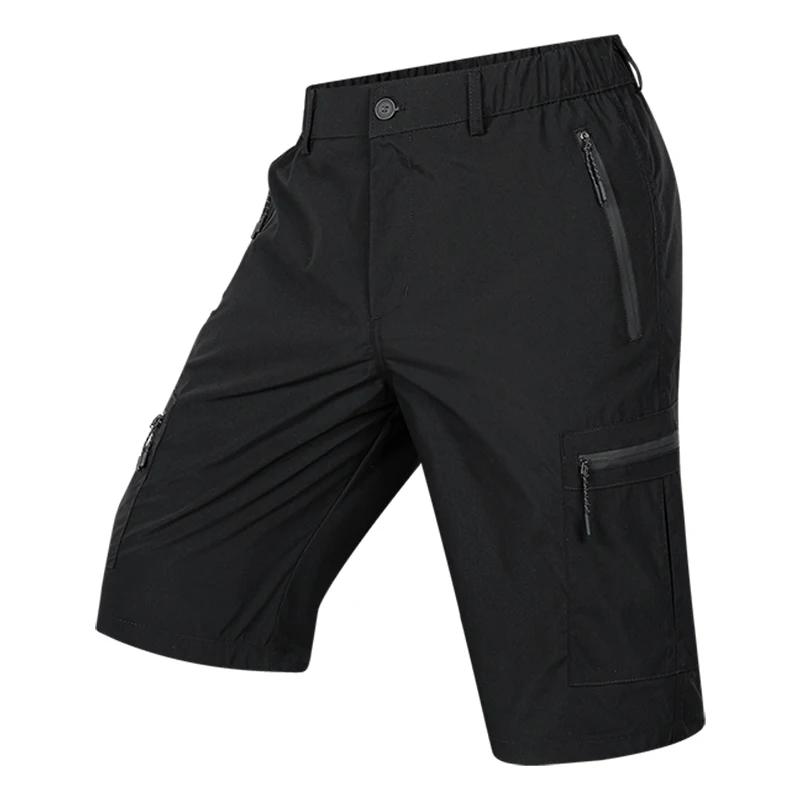 Shorts cargo d'été à séchage rapide pour hommes, shorts de travail légers multi-poches, imperméables
