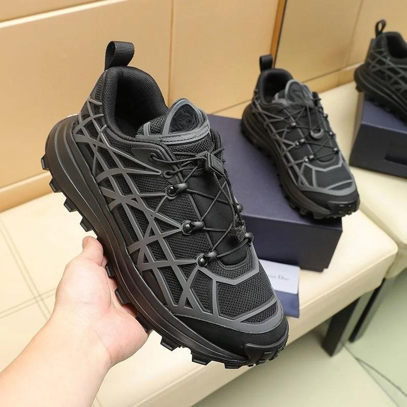 Baskets de luxe pour hommes, respirantes en maille, style fin, chaussures d'été décontractées, confo