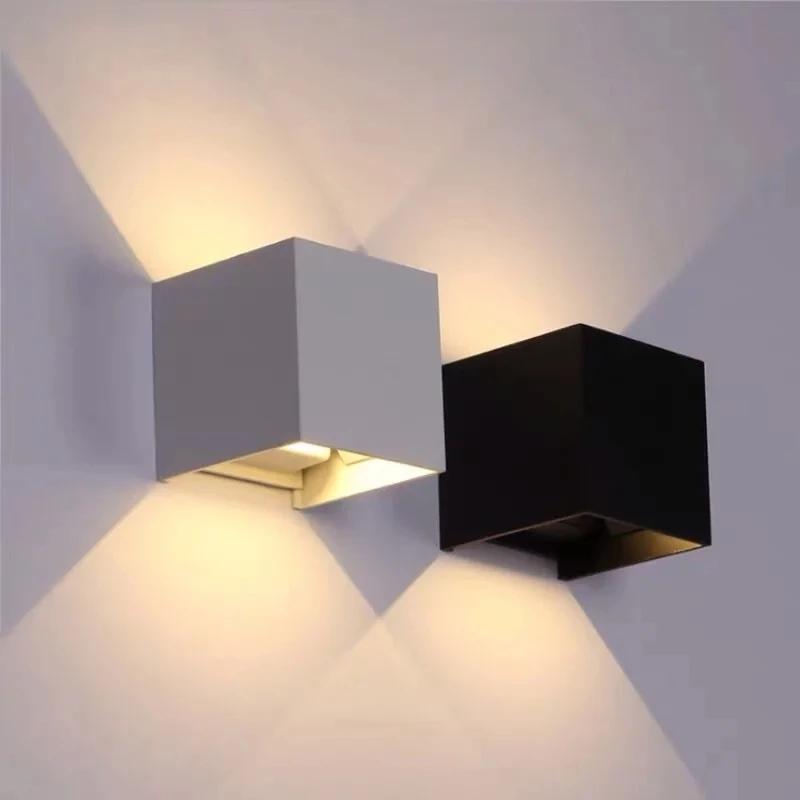 IP65 mur LED lampe extérieure applique balcon porche lumière jardin cour allée décor éclairage intér