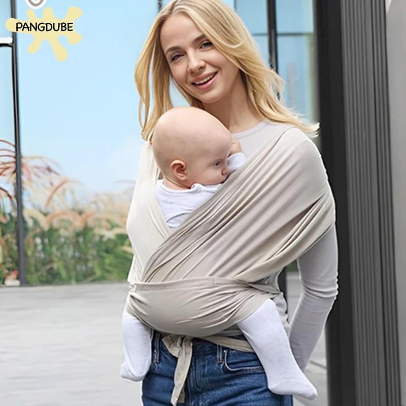 PANGDUBE Porte-bébé ergonomique en coton doux pour les nouveau-nés à 36 mois Porte-bébé avant confor
