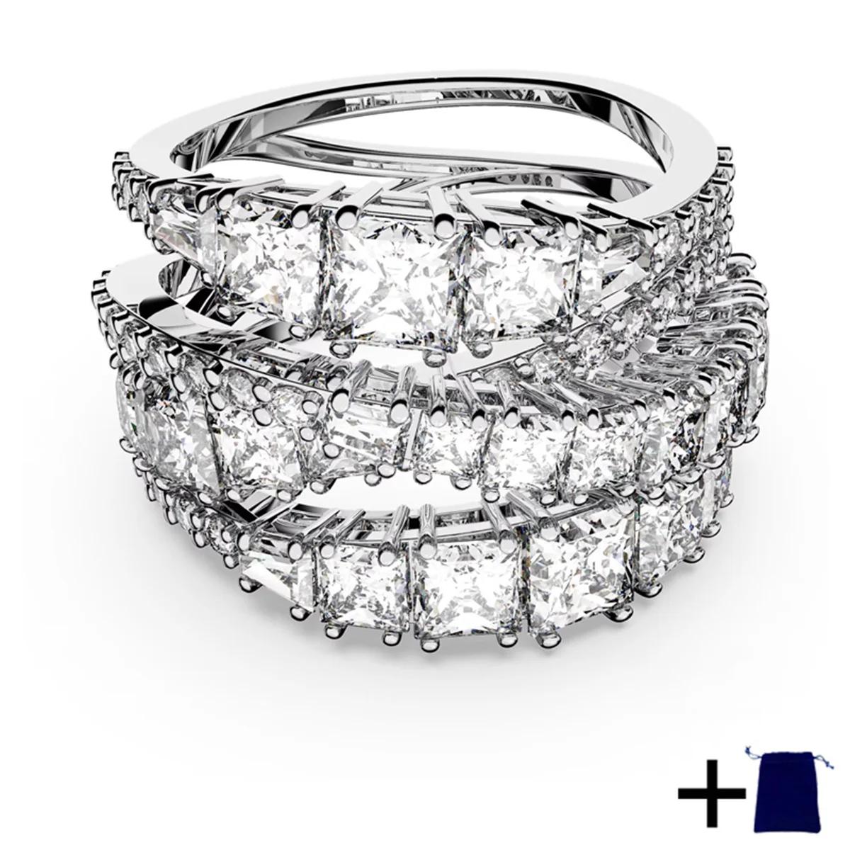 Bague de Couple en Zircon Dopamine, adaptée à la couleur arc-en-ciel, thème de bonbons, Dressing quo