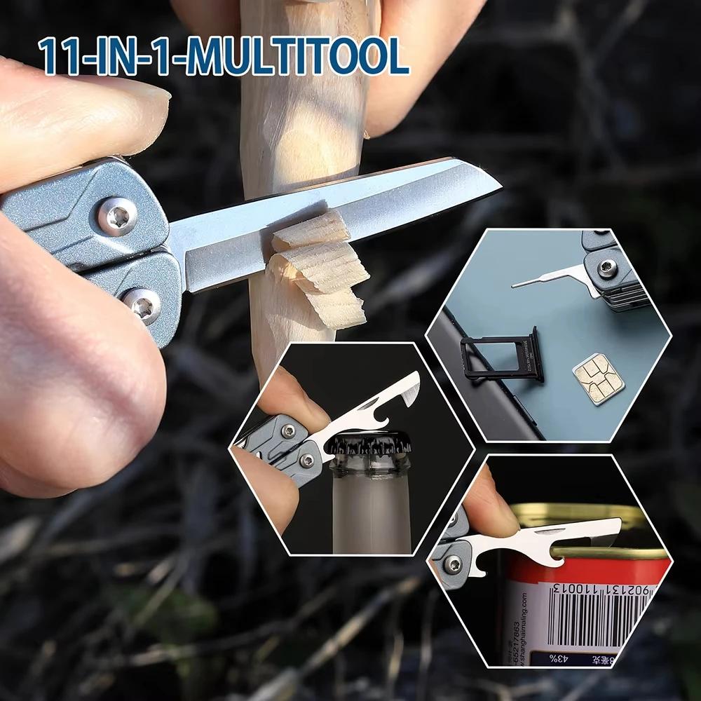 NexTool S11 11 en 1 Mini pince à marin multi-outils couteau de poche outils pliants coupe-fil extéri